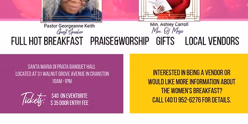 Women Encouraging Women Ministry\u2019s Annual Women\u2019s Breakfast