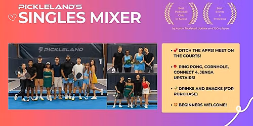 Pickleland Singles Dating Mixer!