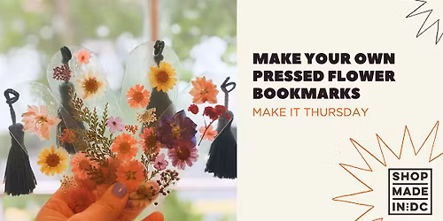 Make It Thursday: Make Your Own Pressed Flower Bookmarks