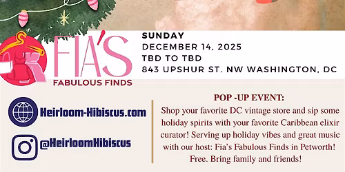 Holiday Sip-n-Shop: Heirloom Hibiscus