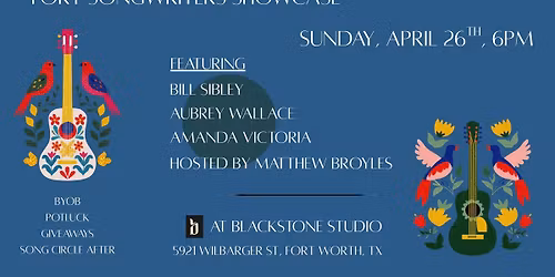 Fort Songwriters Showcase at Blackstone Studio