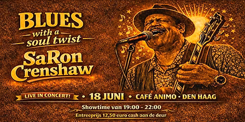 SaRon Crenshaw solo in caf\u00e9 Animo