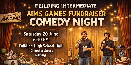Feilding Intermediate Aims Games Fundraiser Comedy Night