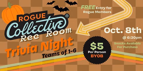 Rogue Rec Room: Spooky Trivia Night