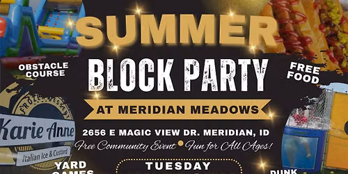 Summer Block Party | Meridian Meadows
