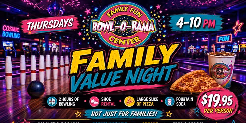 Family Value Night at Bowl-O-Rama