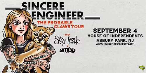 SINCERE ENGINEER "The Probable Claws Tour" - Asbury Park, NJ
