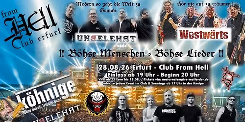 K\u00f6hnige, Unbelehrt, Westw\u00e4rts