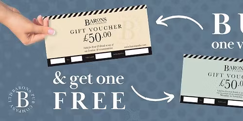 Buy One Get One FREE Voucher Sale