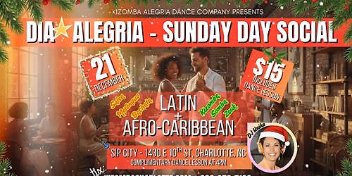 Day Social! Latin and Afro-Caribbean Music (Kizomba lesson included)