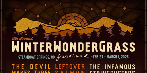 2026 WinterWonderGrass Music and Brew Fest - 3 Day Pass at Upper Knoll Lot