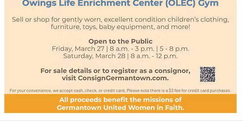 GUWF Spring\/Summer Consignment Sale