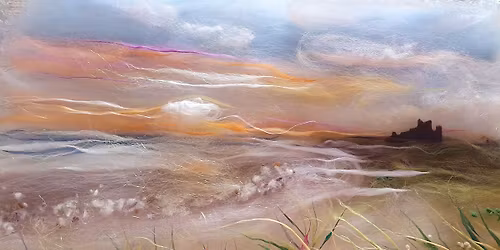 Wet Felted Landscape Workshop at the Hearth Arts Centre, Horsley