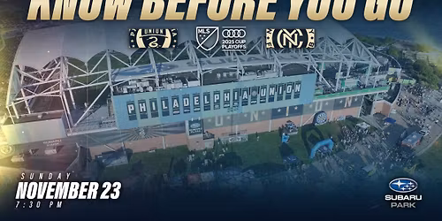 Philadelphia Union at New York City FC at Yankee Stadium