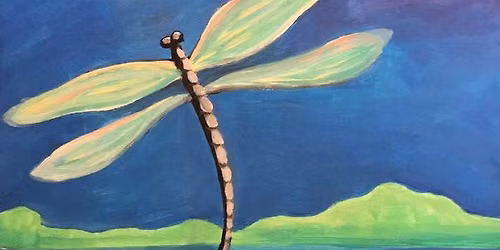 Paint+Sip Dragonfly