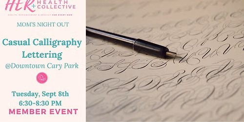 Casual Calligraphy Lettering