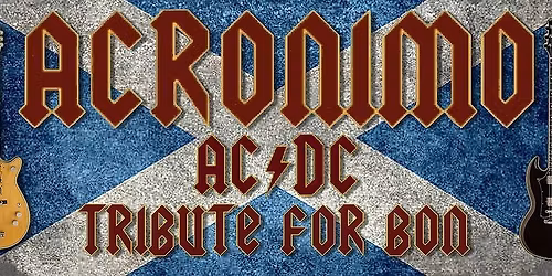 Acronimo - AC\u03dfDC tribute for Bon live at Sacra Birra