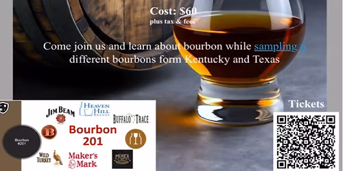 Whiskey Univ. Bourbon 201 Tasting Class at VFW Post 76, San Antonio Texas