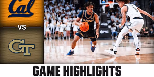 Parking California Golden Bears at Georgia Tech Yellow Jackets Womens Basketball