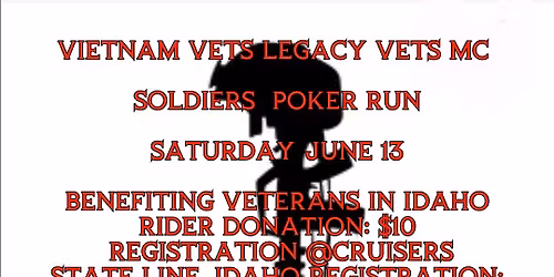 Soldiers poker run