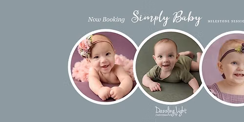 Simply Baby Milestone Sessions | Austin Studio | Limited Spots