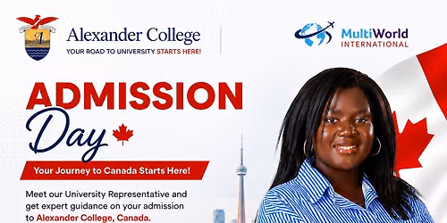 \ud83c\udf93 Meet Zita Akumu \u2013 Official Alexander College Representative | Study in Canada Opportunities!