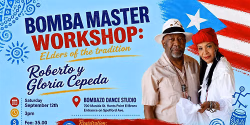 Bomba Master workshop Roberto & Gloria Cepeda
