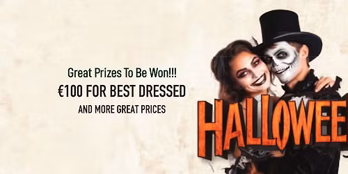 Halloween Fancy Dressed Party - \u20ac100 for the best dressed