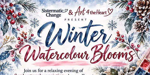 Winter Watercolour Blooms Painting