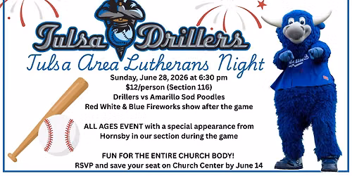 Tulsa Area Lutherans Drillers Night