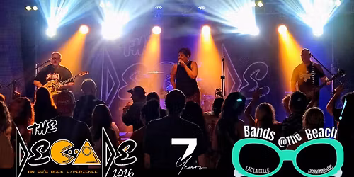 The Decade Returns to ROCK the Oconomowoc Bands at the Beach Concert Series!