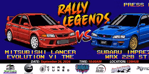 Rally Legends Meet - Evo v STI 2026
