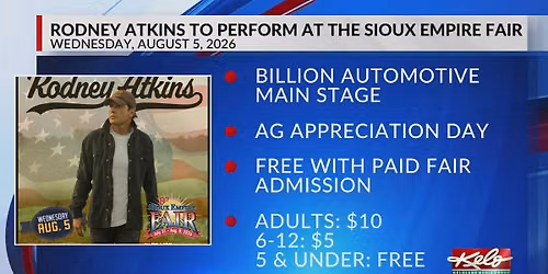 Rodney Atkins - Sioux Empire Fair at Main Stage - Sioux Empire Fair