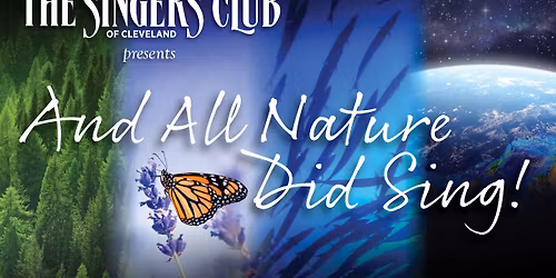 And All Nature Did Sing, a Pay-What-You-Wish Concert!