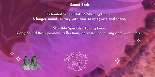 7\/11 - Mystical Soul Sanctuary afternoon Gong sound bath & Spiritual Awareness Circle  
