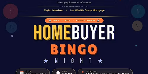 Indy's HomeBuyer Bingo Night