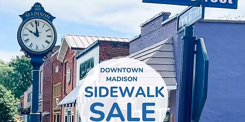 Downtown Madison Sidewalk Sale