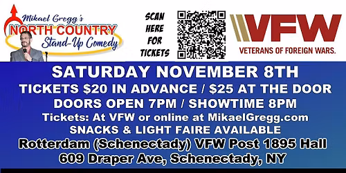 Combined VFW Post Comedy Night Fundraiser