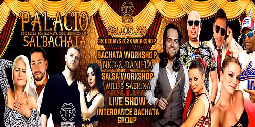 Sa. 23\/05 PALACIO SALBACHATA \ud83d\udd25 50% Salsa \ud83d\udd7a 50% Bachata \u2764\ufe0f 100% Leidenschaft