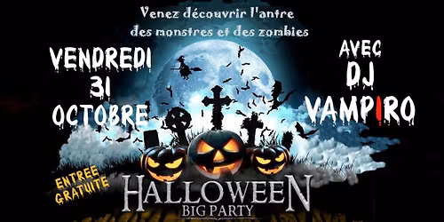 SOIREE HALLOWEEN avec DJ Vampiro