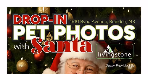 Drop-In Pet Photos with Santa - Fundraiser for Brandon Humane Society