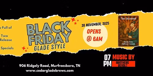 Black Friday-- Glade Style