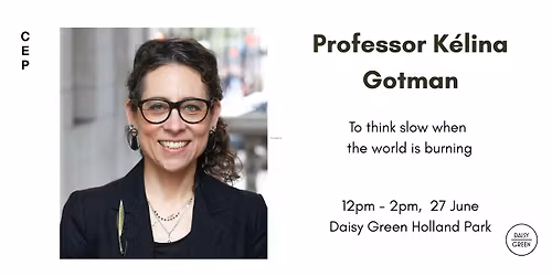 Professor K\u00e9lina Gotman  Workshop in Holland Park