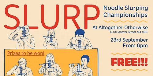NOODLE SLURPING CHAMPIONSHIPS