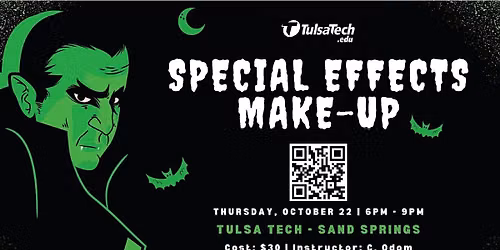 Special Effects Make-Up Course with Tulsa Tech