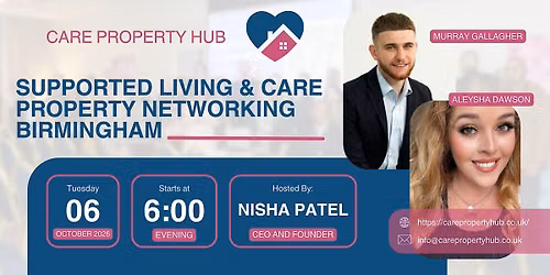 Supported Living & Care Property Networking Birmingham | CPH