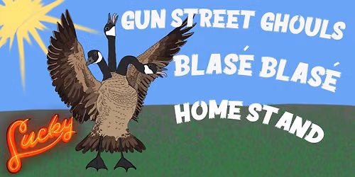 GUN STREET GHOULS, BLASE BLASE, & HOMESTAND Nov. 20th at Lucky Bar (GSG Album Release)