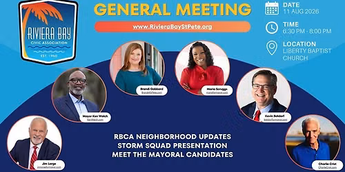 RBCA General Meeting - Summer 2026