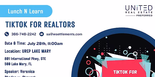 Lunch N Learn |TikTok for Realtors