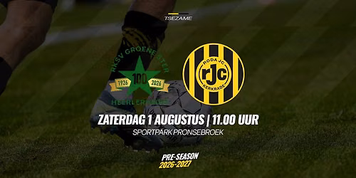 Groene Ster - Roda JC (oefenwedstrijd)